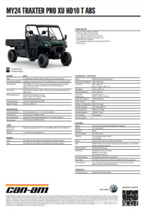 Can-Am Traxter PRO XU T HD10 ABS 7