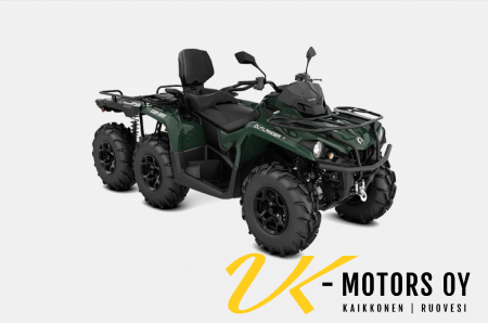 CAN-AM ATV OUTLANDER MAX 6X6 XU+ 450 GN TRNA 22 / TUNDRA GREEN / 2022 0005DNC00