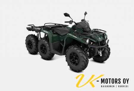 CAN-AM ATV OUTLANDER 6X6 XU+ 450 GN TRNA 22 / TUNDRA GREEN / 2022 0002MNC00
