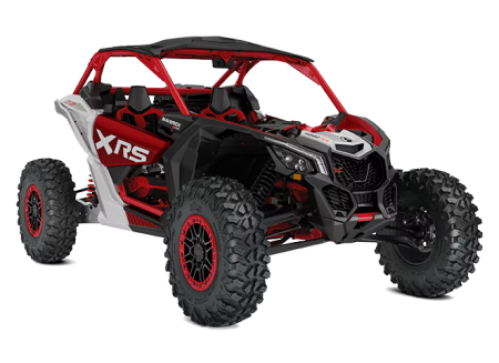 CAN-AM MAVERICK X RS SAS TURBO RR FIERY RED&HYPER SILVER 2025 0007TSP00