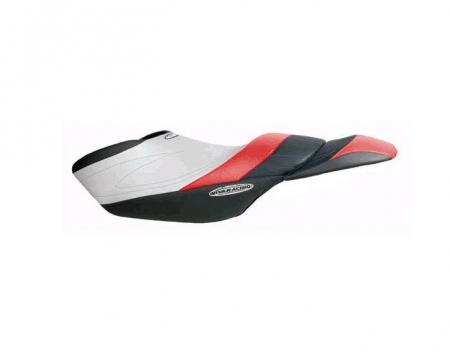 RIVA YAMAHA FZR SEAT COVER - BLACK/ RED/ SILVER 101-3-0237