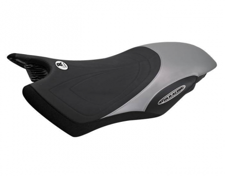 RIVA YAMAHA GPR SEAT COVER - BLACK/ SILVER 101-3-0249