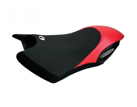 RIVA YAMAHA GPR SEAT COVER - BLACK/ RED 101-3-0251